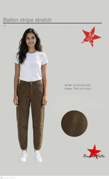 Buena Vista Jeans Ballon stripe