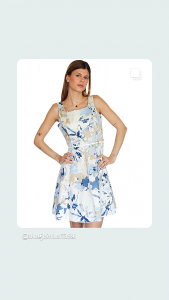 Blue Joint Kleid