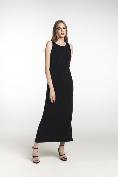 Flygirl langes Sommer Kleid mit Schlitz