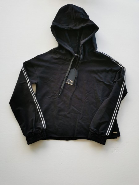 PDK Sweatshirt mit Kaputze schwarz