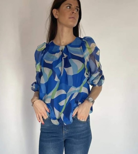 BLUE JOINT Bluse Viscose