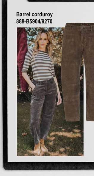 Buena Vista Jeans Barrel Cord