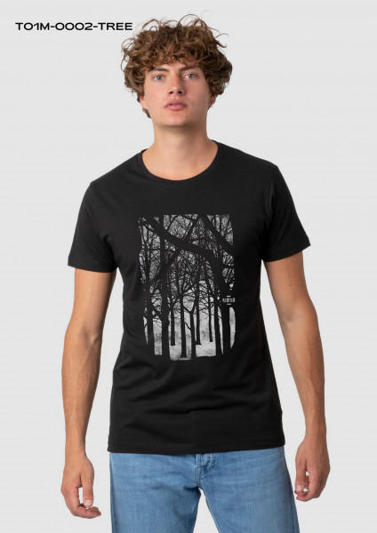 Rebello Öko T-Shirt Daniel Black Tree