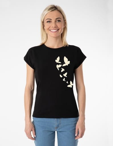Cora Öko T-Shirt Laura Schmetterling