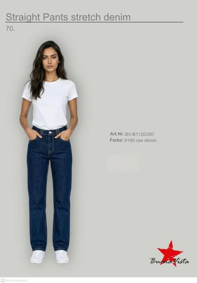 Buena Vista Jeans Straight Pants raw denim