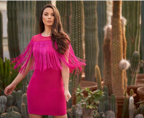 Exclusives Sommerkleid - pink