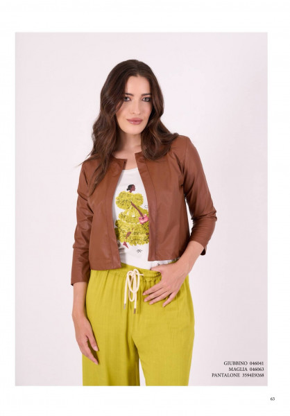 Exsy Jacke Kunstleder